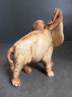 Elephant Statue and 2 x Tusk Candles - 6