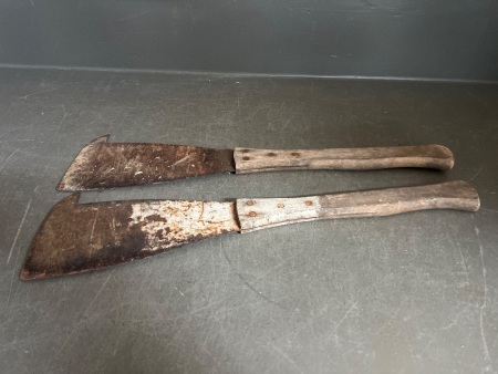 Pair of Vintage Cane Knives