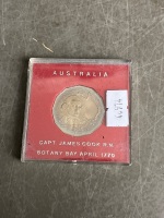 Olympic $2 Coin - James Cook .50c - Royal Visit Medallion (VIC) - 1910 German Banknote - 4