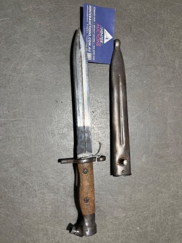 Turkish Mauser M1935 Bayonet and Scabbard Marked