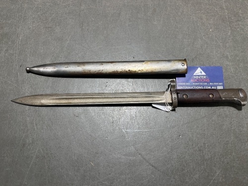 Belgium FN 1949 Marked TGF 663 Bayonet and Scabbard