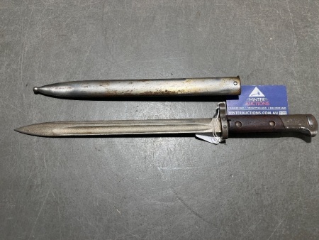 Belgium FN 1949 Marked TGF 663 Bayonet and Scabbard