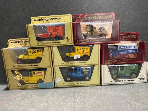 Assorted Model Cars - Matchbox Models of Yesteryear