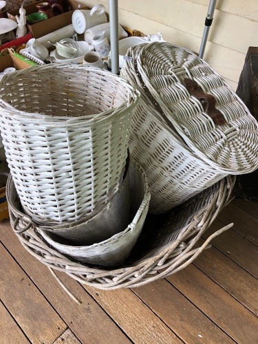 Asstd Lot of Shabby Baskets