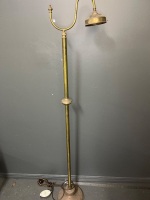 Gold-Coloured Round-Footed Lamp