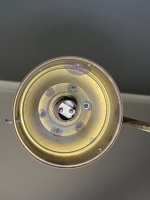 Gold-Coloured Round-Footed Lamp - 3