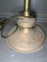 Gold-Coloured Round-Footed Lamp - 4