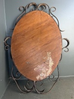 Scrolled Iron Framed Mirror - 4