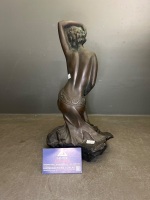 Art Deco Style Sculpture of Theatrical Female Dancer - Giuseppe Bessi - 2