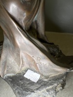 Art Deco Style Sculpture of Theatrical Female Dancer - Giuseppe Bessi - 3