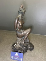 Art Deco Style Sculpture of Theatrical Female Dancer - Giuseppe Bessi - 4
