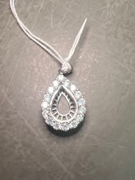 Sterling Silver Pendant with Large C2's - 3