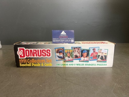 Donruss 1991 Baseball Card Box Set - As New