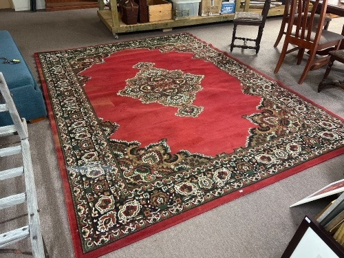 Large Red Rug - Poly Prop