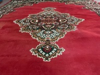 Large Red Rug - Poly Prop - 2