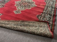 Large Red Rug - Poly Prop - 3