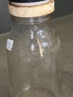 2 x Motor Oil Bottle, One Plastic Ampol Pourer and One Tin - Incs Jar Property Angus and Co - 4