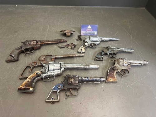 Collection of Antique Cap Guns and Parts