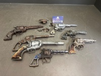 Collection of Antique Cap Guns and Parts
