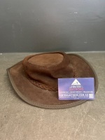4 Leather and Felt Hats - 5