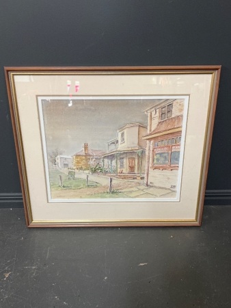 Framed Original Painting by Lesley Rippon 'Hunters Hill'