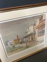 Framed Original Painting by Lesley Rippon 'Hunters Hill' - 2