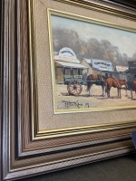 Original Framed Painting by Peter Kruk 'Old Bendigo' - 3