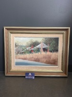 Framed Original Painting by John Vance 'In Wattle Flat'