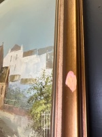 Framed Artwork Titled 'Terrace Houses' - 3