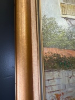 Framed Artwork Titled 'Terrace Houses' - 4