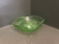 Assorted Green Glass Lot - 5