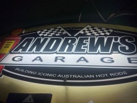 Andrew's Garage Oval Light-Up Sign - 3