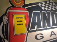 Andrew's Garage Oval Light-Up Sign - 4