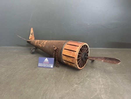 Vintage Aircraft Metal Art Work/Display Decorator