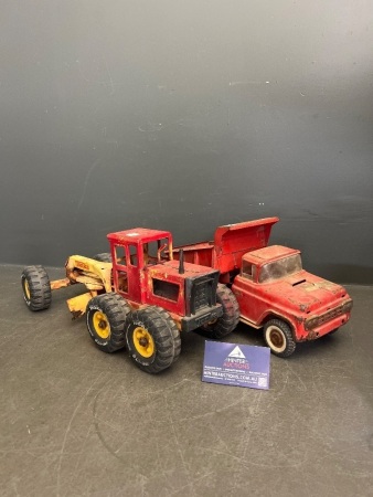 Pair of Vintage Tractor Toys