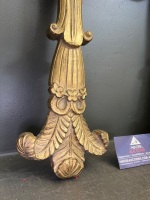 Pair of French Style Wall Sconces - Gilded Wood - 5