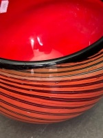 Heavy Art Glass Murano Bowl - 3