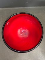 Heavy Art Glass Murano Bowl - 4