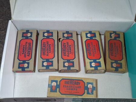 Lot of 6 Eveready Flashlight Lamps