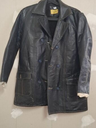 Leather Italian Confezioni Silver 48 Jacket