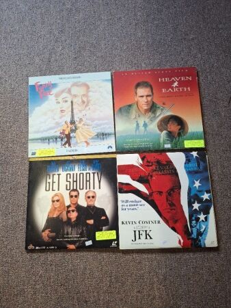 4 x Laserdisc Movies