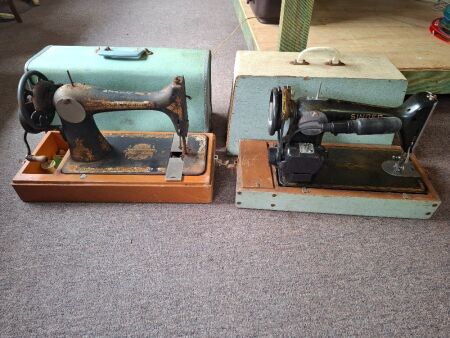 Two Singer Sewing Machines