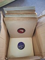 Box of 78 Mixed Records