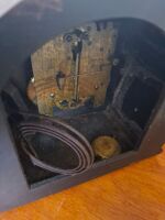 2 x Wooden Mantle Clocks and 1 x Wooden Hanging Clock - 4