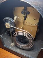 2 x Wooden Mantle Clocks and 1 x Wooden Hanging Clock - 5