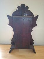 Wooden Mantle Clock with Key - 3