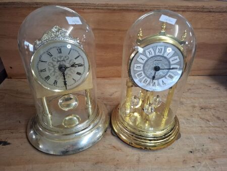 2 x Dome Clocks