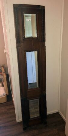 Long Narrow Timber 3 Mirror Frame