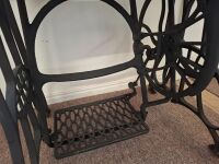 Singer Side Table with Butterfly Front - 2