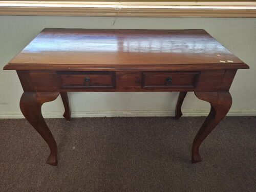 Wooden Hall Table - Approx 750mm x 1000mm x 490mm